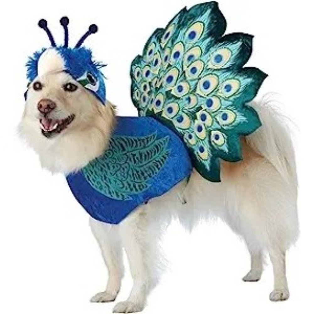New Pretty as a Peacock Puppy Dog Halloween Costume The ImPAWsters Size XS 8”